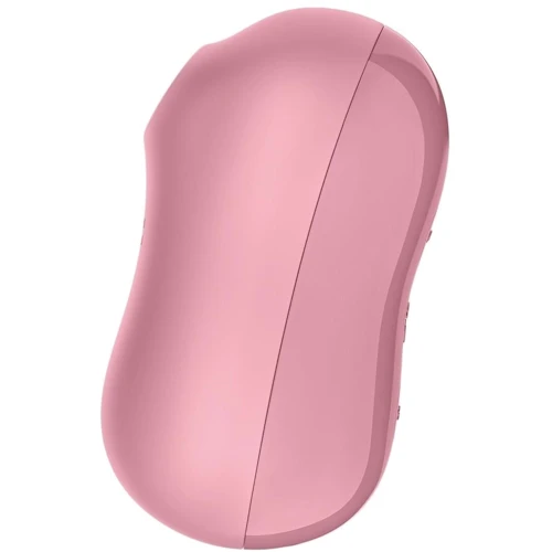 Вакуумный стимулятор с вибрацией Satisfyer Cotton Candy Light Red