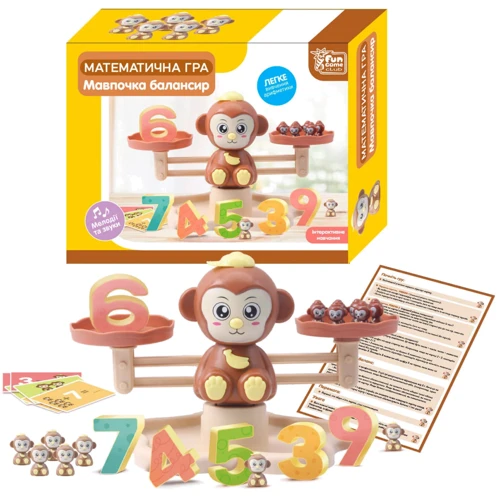 Балансир Мавпа 4FUN Game Club мелодії та звуки (54391): Виробник 4FUN Game Club