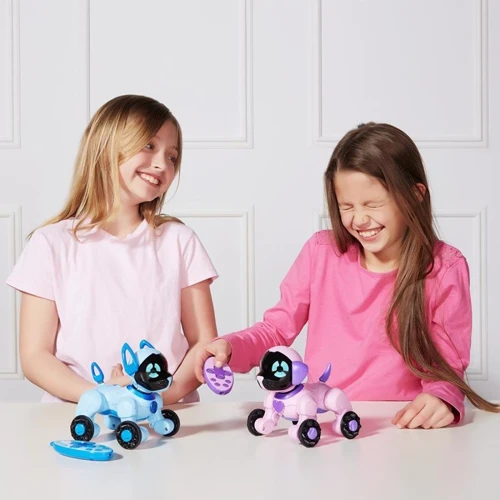 Маленький щенок WowWee Чип (розовый): Датчики прикосновения