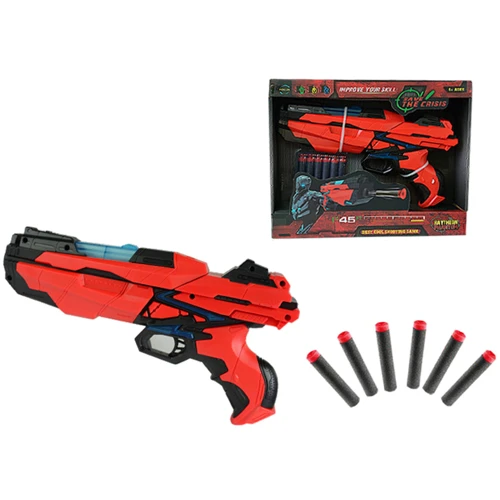 Игрушечное оружие QUNXING Бластер 6-зарядный, со светом (FJ833)