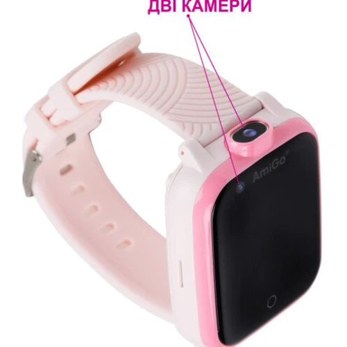 Смарт-часы AmiGo GO006 GPS 4G WIFI VIDEOCALL Pink: Емкость батареи, мАч 720