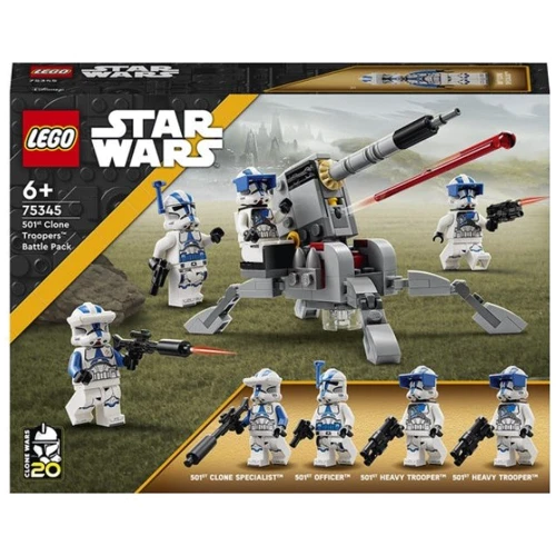 LEGO Star Wars Боевой набор клонов-пехотинцев 501-го легиона (75345) (Серия LEGO Star Wars)(78753892)Stylus approved
