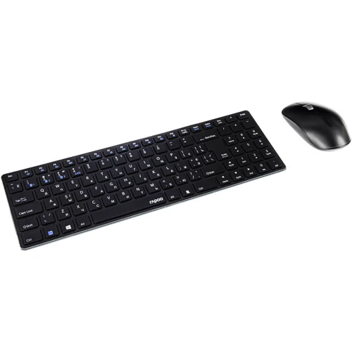 Комплект беспроводной RAPOO 9300M Wireless Black: Назначение компактная