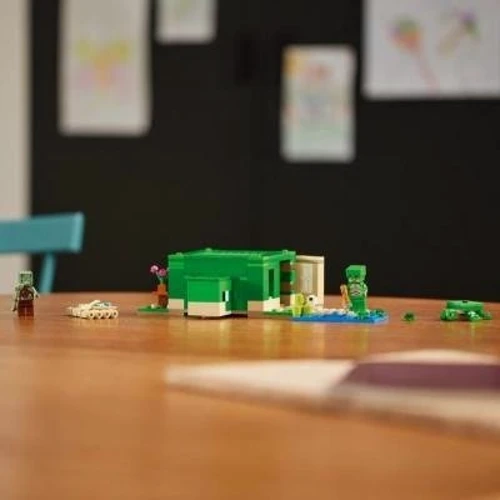 Конструктор LEGO Minecraft Пляжный дом в форме черепахи (21254): Количество деталей, шт. 234