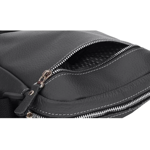 Мужская сумка планшет Borsa Leather серая (1t1026m-grey): Фактура Матовая, Зернистая