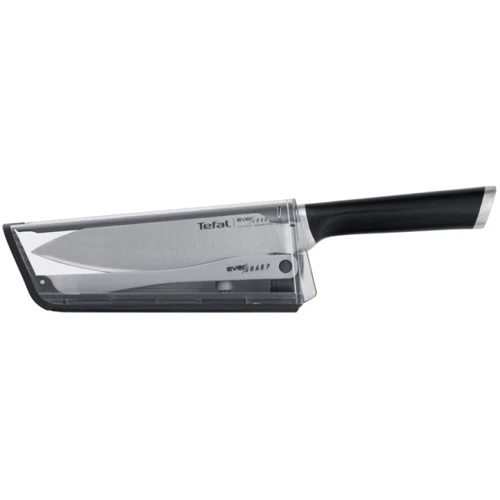 Нож Tefal Eversharp с чехлом-точилкой 16.5 см (K2569004): Рукоятка Пластик Soft Touch