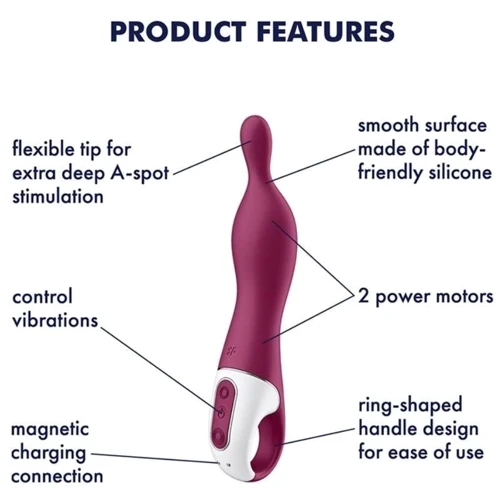 Вибратор для точки А Satisfyer A-Mazing 1 Berry