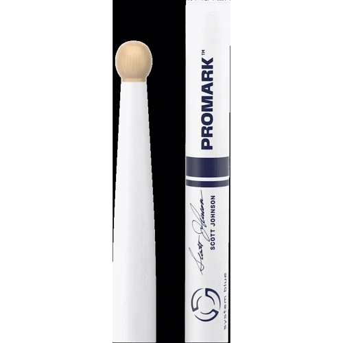 Барабанные палочки PROMARK Scott Johnson White