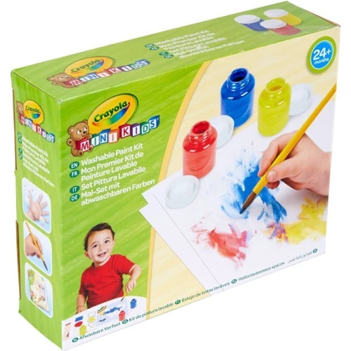 Набор для рисования красками CRAYOLA Mini Kids Washable (256698.006): Производитель Crayola