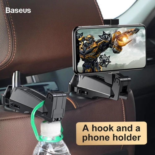 Держатель Baseus Holder Hook Backseat Vehicle Black (SUHZ-A01) фото 16