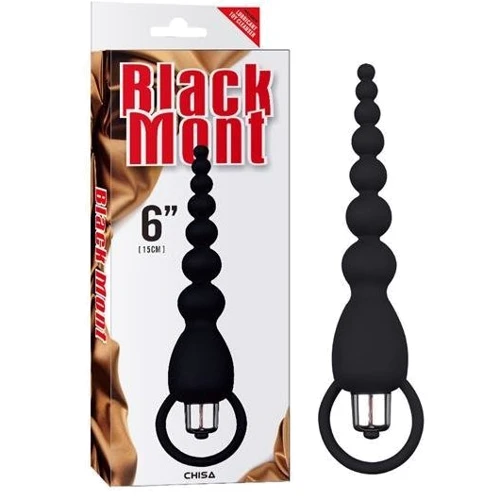 Анальная стимулятор с вибрацией CHISA Black Mont Elite Power Beads 6"