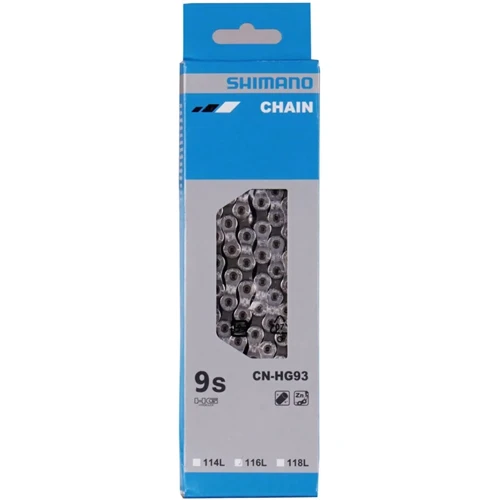 Ланцюг Shimano CN-HG93, 114 лінків, 9-скор ICNHG93114I (4524667040798)
