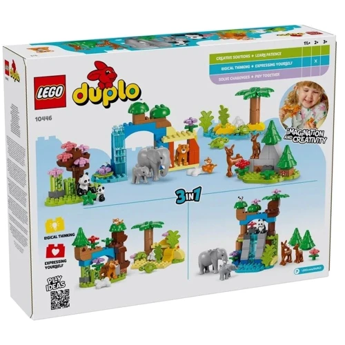 Конструктор LEGO DUPLO Town Семейства диких животных 3-в-1 92 детали (10446) фото 10