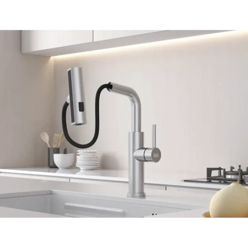 Змішувач для кухонного миття Nett LS-35 Stainless steel