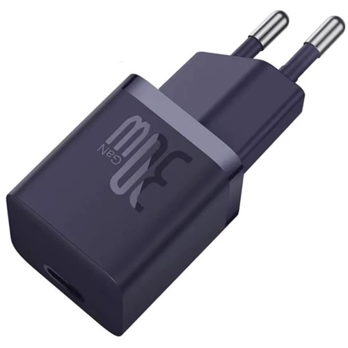 Зарядное устройство Baseus USB-C Wall Charger GaN5 mini 1C 30W with USB-C Cable Purple (P10110902523-00): Тип сетевое