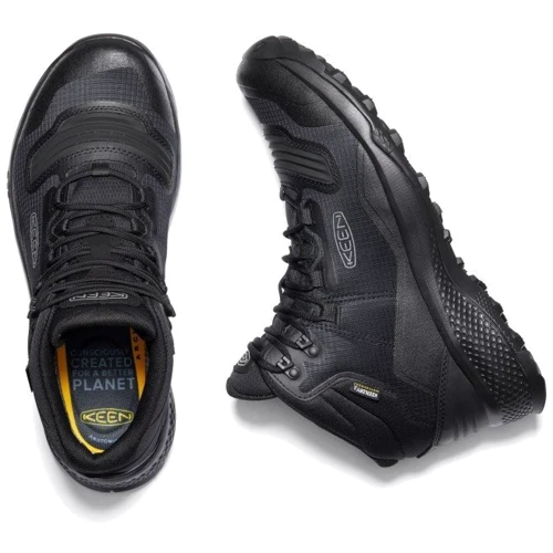 Ботинки KEEN Tempo Flex Mid Wp M 1025293 42 черные текстиль демисезон фото 3