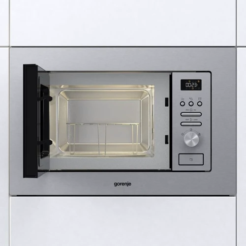 Встраиваемая микроволновая печь Gorenje BM201AG1X: Цвет нержавеющая сталь