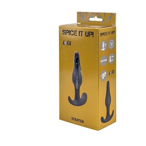 Анальный плаг Spice it up Starter - Dark Grey, 57800702