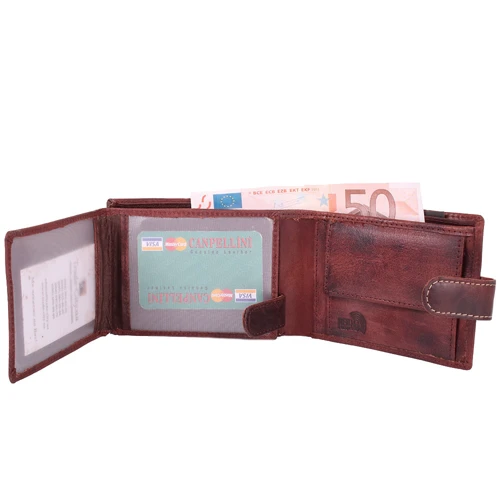 Чоловіче портмоне Buffalo Wild коричневе (DNKN992L-CH-HP-rust) фото 8