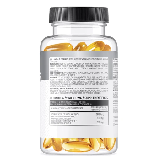 OstroVit Omega 3 Extreme Омега 3 90 капсул: Тип Омега 3