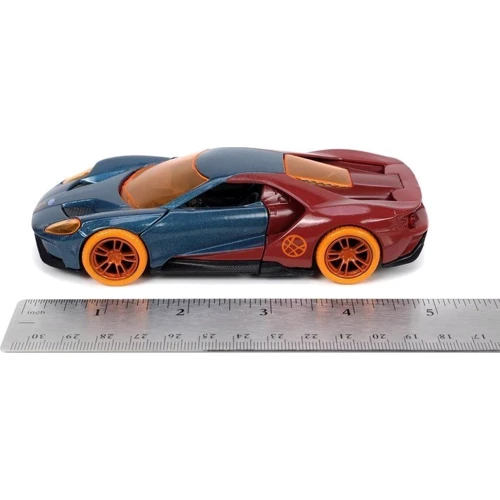 Металлическая машина Jada Марвел. Мстители Форд GT 1:32 с фигуркой Доктора Стрейнджа (253223013): Масштаб 1:32