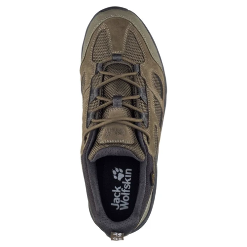 Полуботинки Jack Wolfskin Vojo 3 Texapore Low M 4042441-4287 39.5 хаки натуральная замша демисезон фото 3