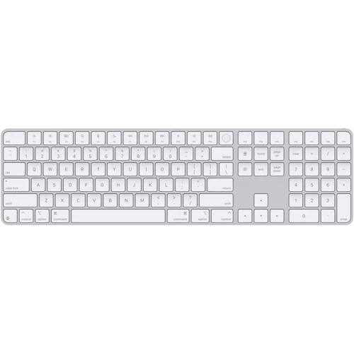 Аксесуар для Mac Apple Magic Keyboard з Touch ID та Numeric Keypad для Mac USB‑C White Keys (MXK73) 2024