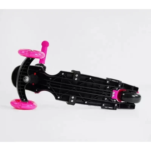 Детский самокат 5 в 1 Best Scooter LS-67367 Розовый: Количество колес 3