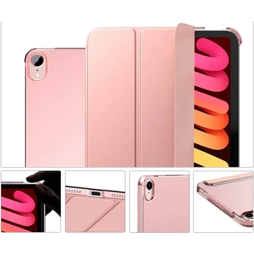 Аксессуар для iPad BeCover Case Book Tri Fold Hard Pink for iPad Air 2020/iPad Air 2022 (709660): Тип аксессуара чехол
