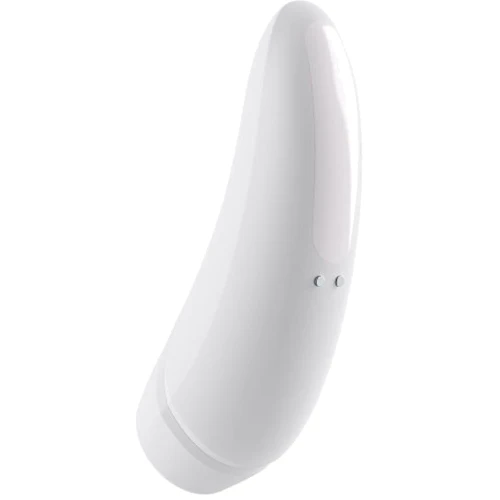 Вакуумный клиторальный стимулятор Satisfyer Curvy 1+ White
