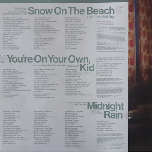 LP I-DI Taylor Swift: Midnights - Jade Green Marbled Vinyl (LP0143) фото 7