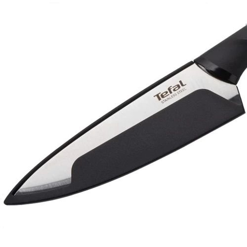 Ніж кухонний Tefal Comfort із чохлом 20 см (K2213704): Лезо Нержавеющая сталь