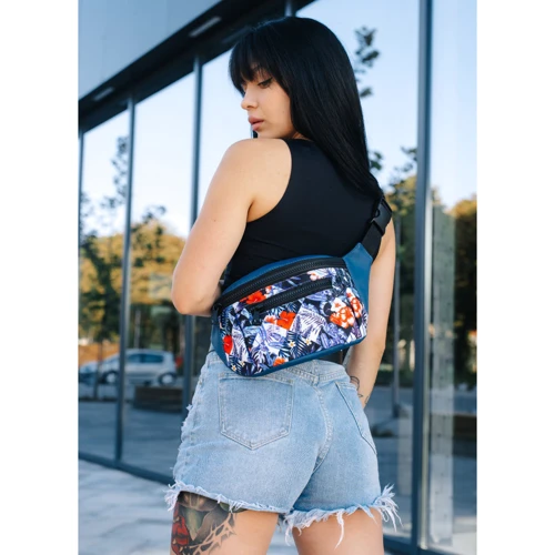 Женская поясная сумка Sambag Tirso Max синяя (80341716): Страна производитель Украина
