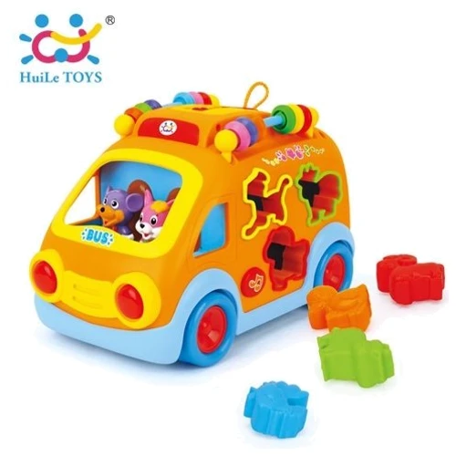 Игрушка Huile Toys "Веселый автобус" (988): Возраст от 1.5 лет