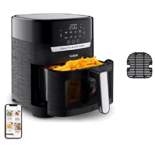 Фритюрниця Tefal Easy Fry&Grill Vision Window EY506810: Тип пристрою Мультіпечь (аерофрітюрніца)
