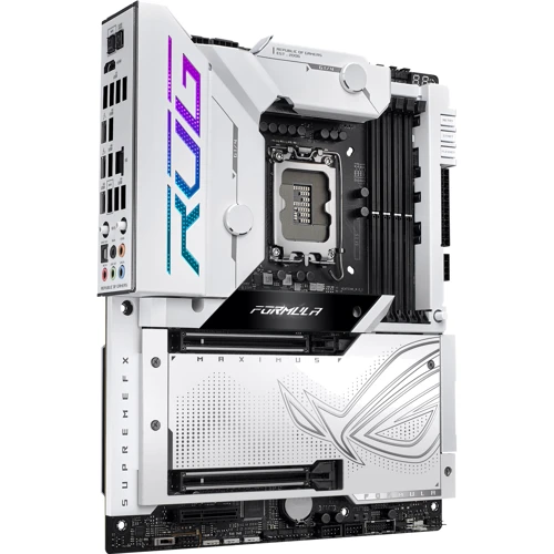ASUS ROG MAXIMUS Z790 FORMULA: Разъемы на задней панели Ethernet RJ-45, USB Type-C, USB 3.2 Gen 2, USB 3.2 Gen 1, Thunderbolt, S/PDIF (Оптический), HDMI