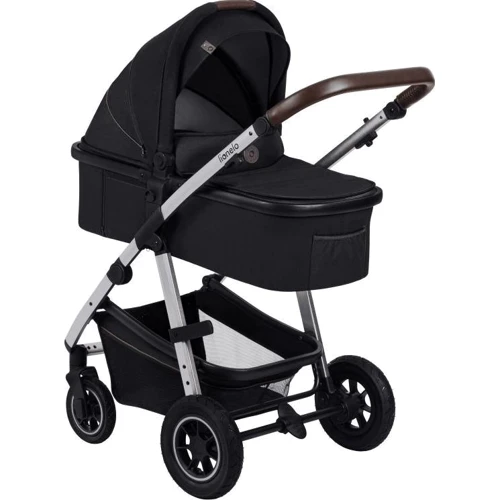 Универсальная коляска 3 в 1 Lionelo Amber Black Silver (LO-AMBER 3IN1 BLACK SILVER): Возможность установки люльки опция