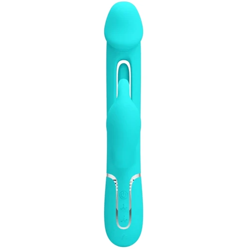 Вибратор 3в1 LYBAILE Pretty Love Twinkled Tenderness Kampas Turquoise (BW-500025-1)