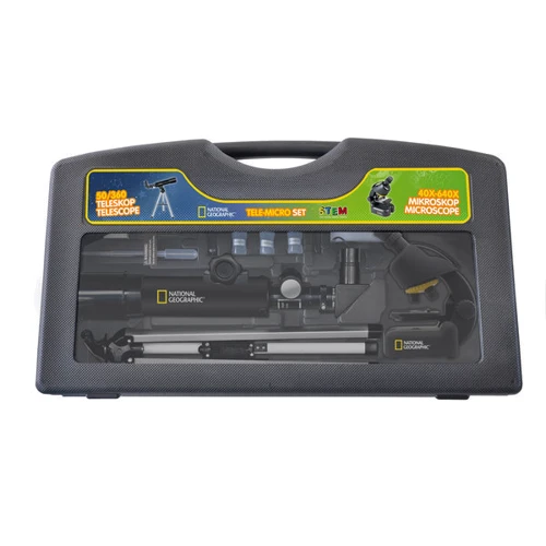 Мікроскоп National Geographic Junior 40x-640x + Телескоп 50/360 (926260): Тип Оптичні