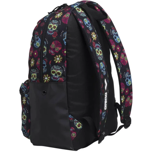Рюкзак Аrena TEAM BACKPACK 30 ALLOVER Crazy Skulls Carnival чорний (002484-128): Тип рюкзаки