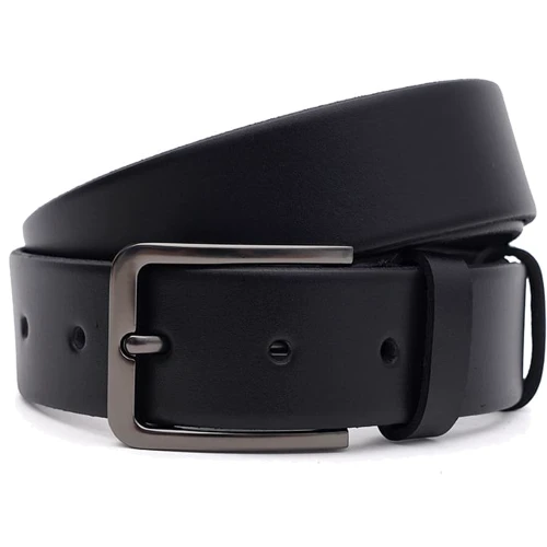 Мужской ремень Borsa Leather черный (115v1fx68-black)