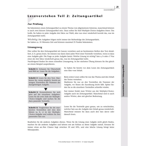 Fit fürs Zertifikat Deutsch mit Audio-CD: Обложка Мягкая