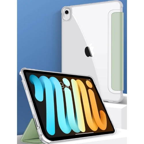 Аксессуар для iPad BeCover Soft Edge with Pencil mount Green for iPad 10.9 (2022 / 2024) / iPad 11 2025 (709183): Особенности Надежная защита от царапин и загрязнений, отделение для стилуса, Складывается в подставку, магнитное сцепление, режим автопробуждения/сна