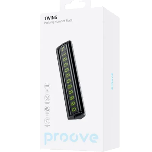 Парковочная табличка с номером телефона Proove Twins Parking Number Plate (AATP00000001) фото 2