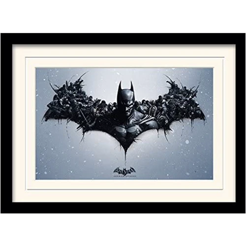 Постер в раме Pyramid International Batman Arkham Origins Logo 30x40 см (MP11087P-PL)
