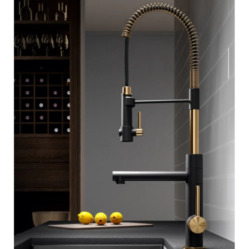 Змішувач для кухонного миття Kraus Artec Pro KPF-1603BGMB