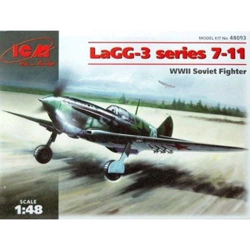 Советский истребитель LaGG-3 serie 7-11 WWII Soviet fighter (ICM48093)