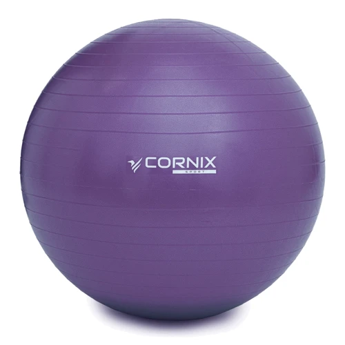 Мяч для фитнеса Cornix Anti-Burst Violet 85 см (XR-0250)