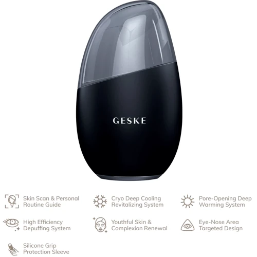 Массажер GESKE Cool&Warm Eye and Face Massager 7в1 black