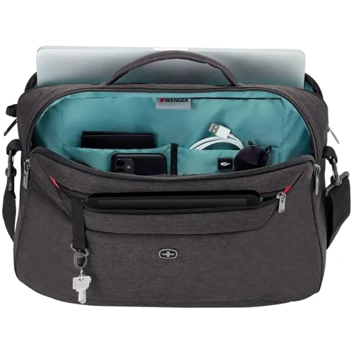 Сумка для ноутбуков Wenger 16" MX Commute Transformer Gray (611640): Вместимость ноутбук, блок питания, аксессуары